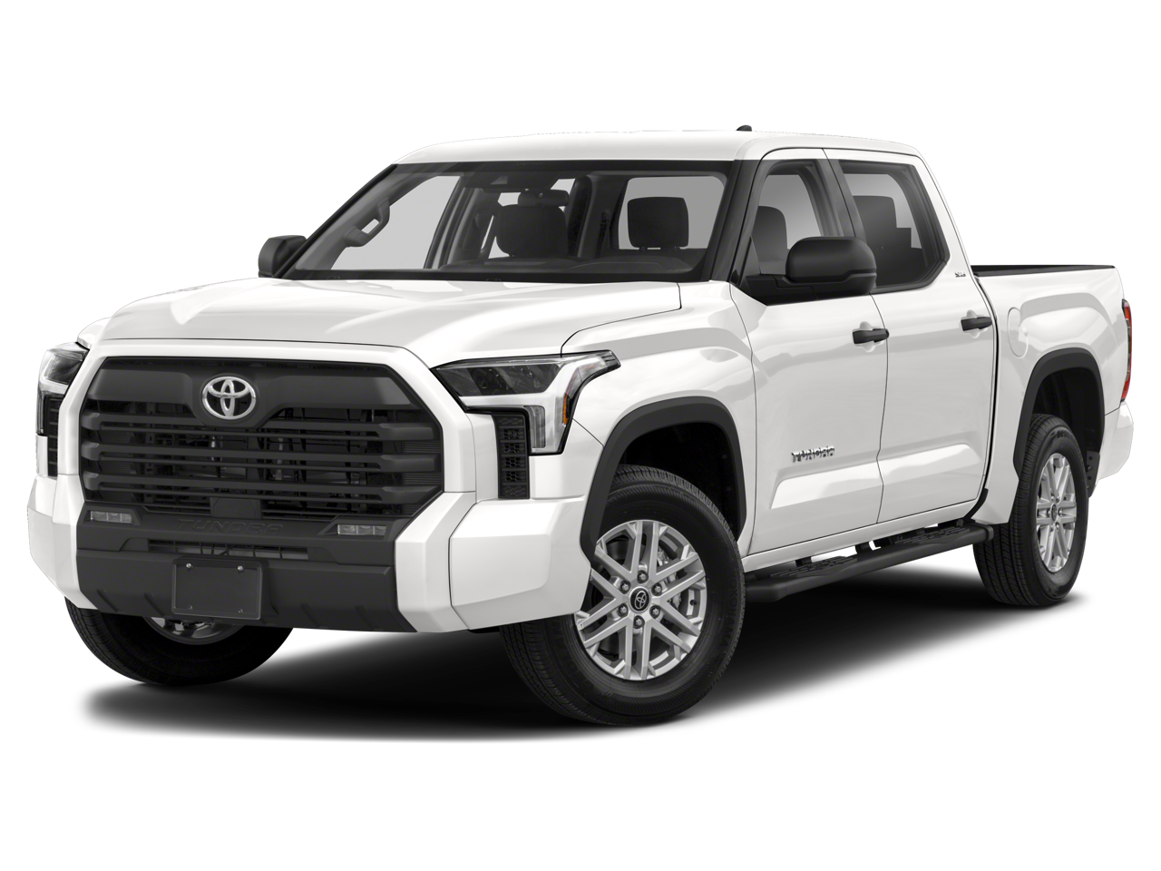 2022 Toyota Tundra SR5 in Lunar — front three-quarter view