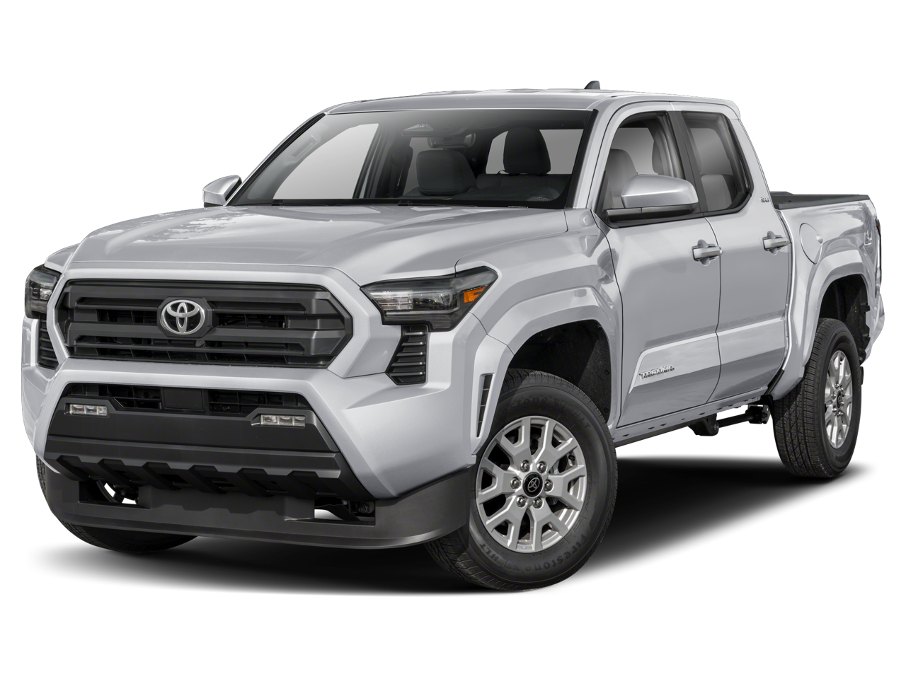 2025 Toyota Tacoma SR5 in Ice — front three-quarter view