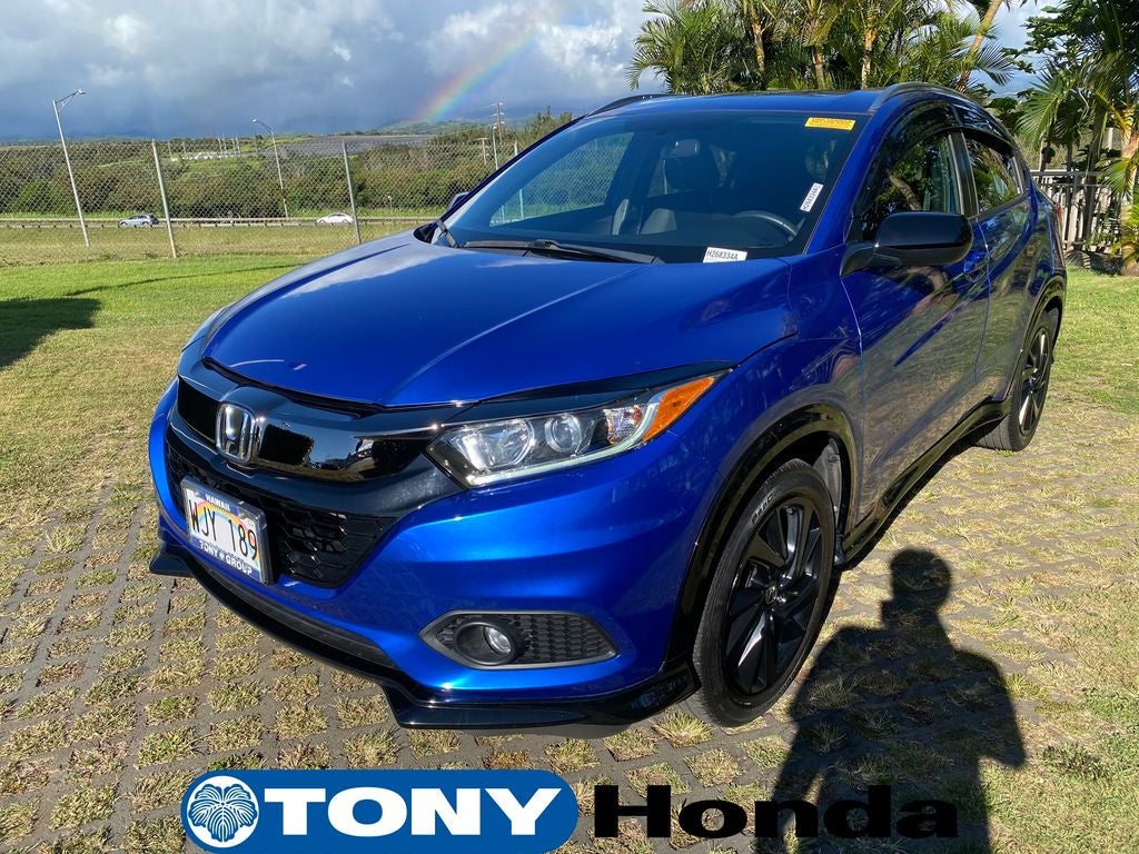 2022 Honda HR-V — rear three-quarter view