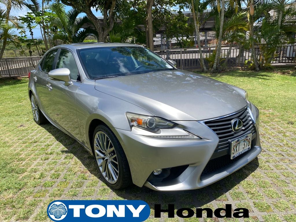 2015 Lexus IS 250 in Silver — front three-quarter view