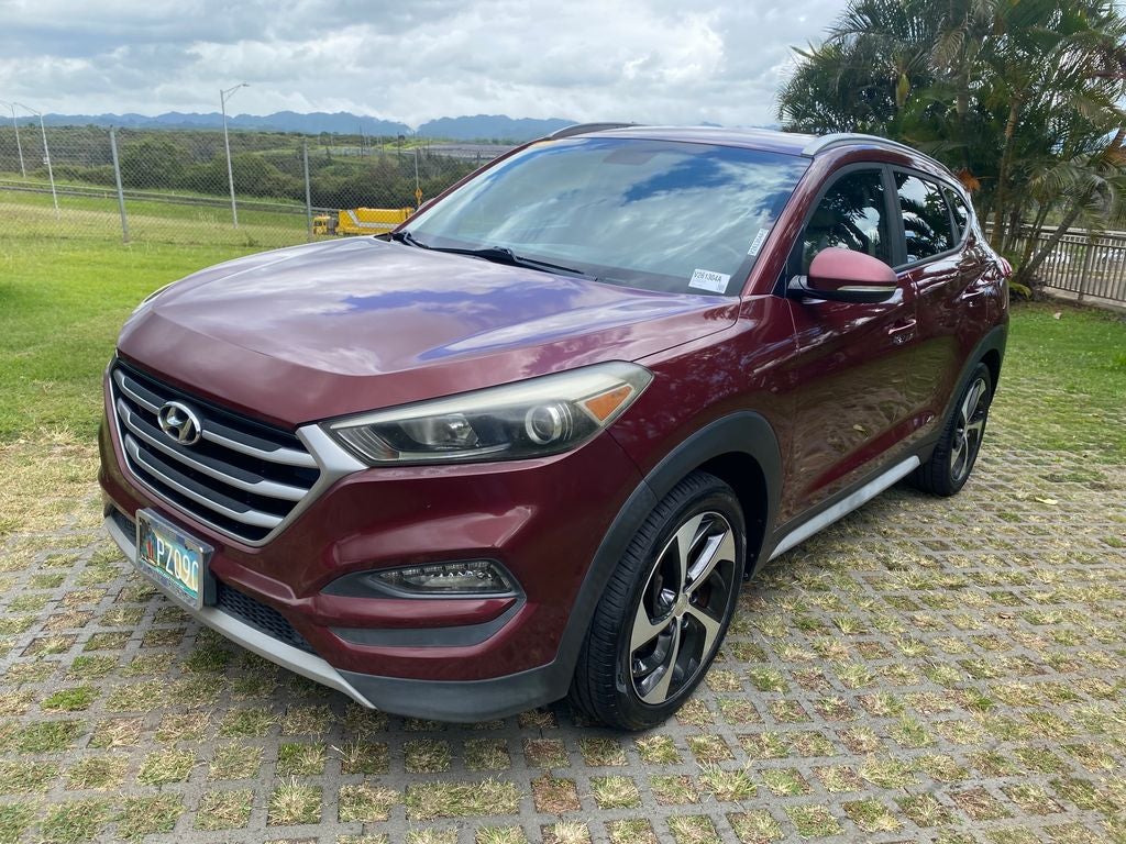 2017 Hyundai Tucson — rear three-quarter view